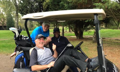 L/R Mick Bevan, John Knight and Kingsley Williams