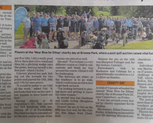 broome park wear blue charity day press report